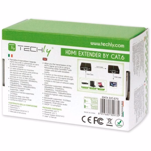 Techly Amplifier HDMI Full HD up to 60m of cable Cat. 6 / 6A / 7 IDATA EXT-E70