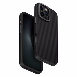 Uniq Keva Max Magclick uzlādes viedtālruņa apvalks iPhone 16 Pro Max - melns