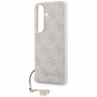 Guess maciņš 4G Classic Logo Charm MagSafe for Samsung Galaxy S26 rozā