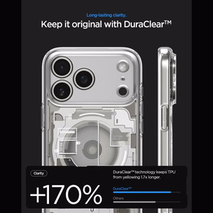 Spigen Ultra Hybrid MagSafe Zero One maciņš iPhone 18 Pro Max / 17 Pro Max, titāna krāsā