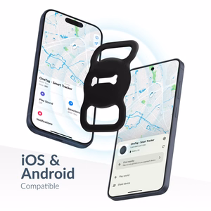 Beeep OneTag meklēšanas ierīce suņiem, Apple Find My / Android, melna