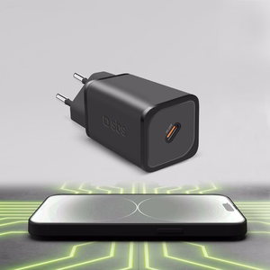 SBS TETRGAN1C65W 65W GaN Power Delivery lādētājs - melns