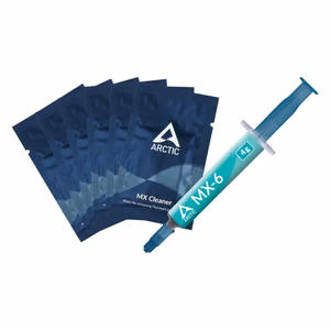 Thermal Paste ARCTIC MX-6, 4g ar 6pcs MX Cleaner