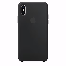 APPLE silikona CAS EMRWE2ZM/A IPHONE XS MAX melns atvērts iepakojums