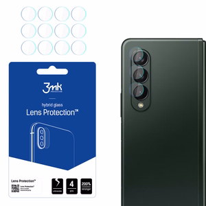 3mk Lens Protection – kameras objektīva aizsargs modelim Samsung Galaxy Z Fold 3 5G (Front)
