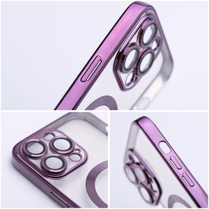 ELECTRO MAG COVER viedtālruņa apvalks ar MagSafe saderīgs IPHONE 17 violets