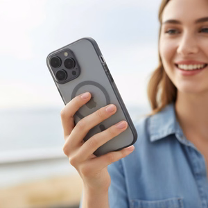 Case for iPhone 17 Flexline Mag Cover compatible with MagSafe gray