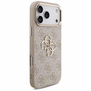 GUESS GUE005593 (PU W/ Big 4G Classic Logo) aizsargvāciņš ierīcei iPhone 18 Pro Max / 17 Pro Max, krāsa – rozā zelta