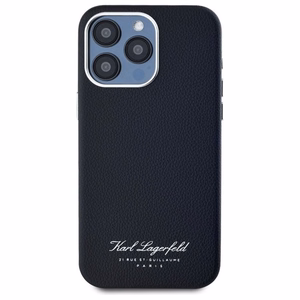 Karl Lagerfeld Hotel RSG viedtālruņa apvalks iPhone 15 Pro Max - melns