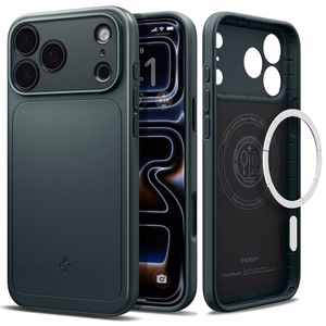 Spigen Thin Fit MagSafe maciņš iPhone 18 Pro Max / 17 Pro Max, zaļš