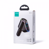 Auto lādētājs Joyroom "JR-CL21" Melns 150W (2xPD / 1xUSB / extra port / LED)