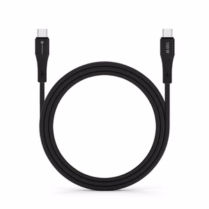Cable USB C to USB C Forcell F-Energy QC4.0 PD 5A 100W Silicone 1 m C347 black