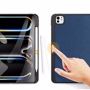 Dux Ducis Domo apvalks ar vāciņu un viedo miega režīmu Xiaomi Pad 6 / 6 Pro – zils