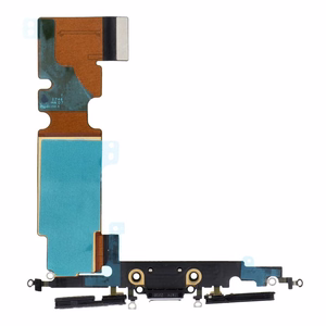 Uzlādes fleksis USB IPHONE 8 Plus melns (lietots)