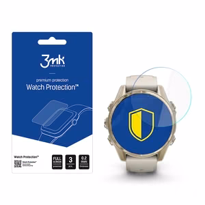 Hibrīda stikls 3mk pulksteņa aizsardzība FlexibleGlass Garmin Fenix 8 Amoled 43mm