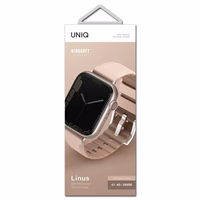 UNIQ siksniņa Linus Apple Watch Series 1/2/3/4/5/6/7/8/9/SE/SE2 38/40/41mm. Airosoft Silikona rozā/rozā