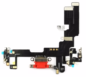 Lokans kabelis iPhone 14 uzlādes savienotājs ar mikrofonu sarkans oriģināls