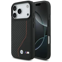 BMW M Carbon Line & Logo MagSafe viedtālruņa apvalks iPhone 17 Pro - sarkans