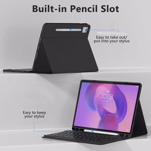 Чехол с держателем стилуса Tech-Protect SC Pen для Lenovo Idea Tab Pro Pro Mt 12.7 TB-373 - чёрный