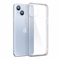 Viedtālruņa apvalks iPhone 14 silikona no 3mk Clear Case sērijas - caurspīdīgs