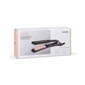 BaByliss The Crimper 2165CE – matu gofrēšanas knaibles, melnas/rozā