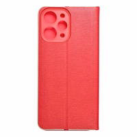 LUNA Book Gold viedtālruņa apvalks XIAOMI Redmi 12 4G / 12 5G sarkans