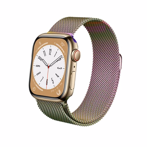 Crong Milano Steel nerūsējošā tērauda siksniņa Apple Watch 38 / 40 / 41 / 42 mm, zaigojoša