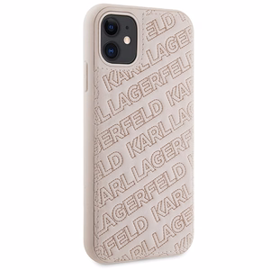 Karl Lagerfeld Quilted K Pattern чехол для iPhone 11 / Xr - розовый