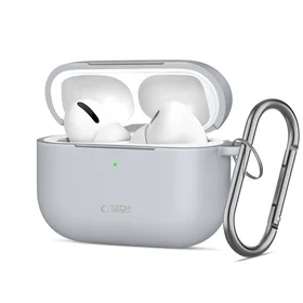 Tech-Protect silikona vāciņš ar āķi AirPods Pro - pelēks