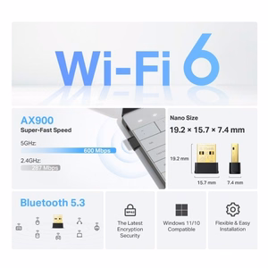 Bezvadu USB adapteris 900Mbps TP-Link Archer TX10UB Nano