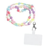 PIXIE tālruņa siksniņa, tālruņa piekariņš / auklas garums 68 cm (34 cm cilpā) / uz kakla – ar sirsniņām