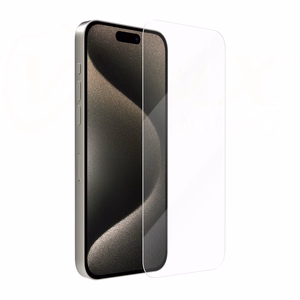 Vmax rūdīts stikls 2,5D Normal Clear Glass priekš iPhone 15 Pro 6,1";