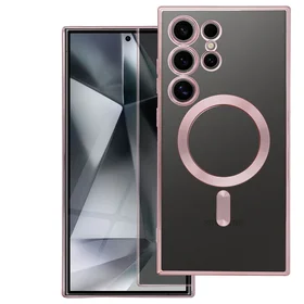 ELECTRO MAG COVER maciņš saderīgs ar MagSafe SAMSUNG A37 rozā zelta