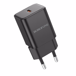 Borofone Sienas lādētājs BN13 Safety GaN - Type C - PD 30W melns
