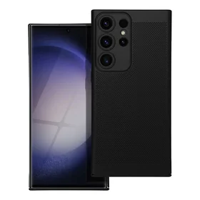 BREEZY viedtālruņa apvalks SAMSUNG S23 Ultra melns