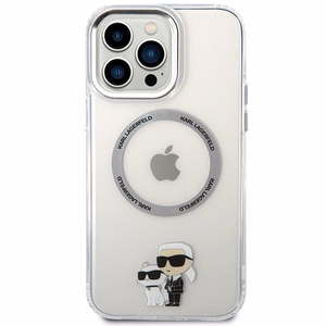 Karl Lagerfeld KKLHMP13XHNKCIT iPhone 13 Pro Max 6.7" Kietais vāciņš caurspīdīgs Iconic Karl&Choupette MagSafe