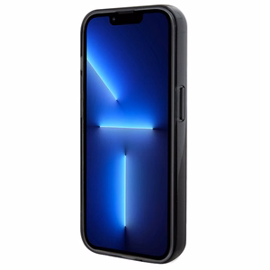 Karl Lagerfeld Magnētiskais viedtālruņa apvalks ar gredzena statīvu Karl&Choupette MagSafe iPhone 13 Pro Max - melns