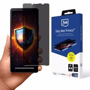 3mk Silky Matt Privacy – privātuma ekrāna aizsargs modelim Sony Xperia 10 V