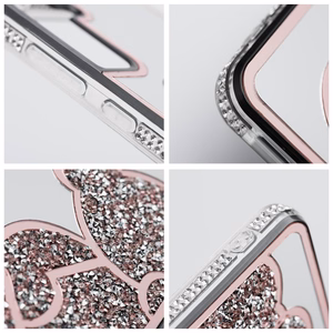 TEDDY BEAR viedtālruņa apvalks SAMSUNG S24 Ultra rozā