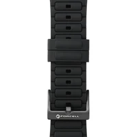 FORCELL F-DESIGN FA06 silikona siksniņa APPLE pulkstenim 38 / 40 / 41 mm melna