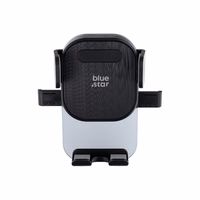 BLUE STAR automašīnas turētājs gaisa ventilācijai AUTO LOCK X2, melns