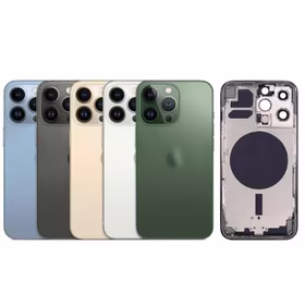 Aizmugurējais vāciņš Saderīgs ar iPhone 13 Pro full housing / Graphite / OEM