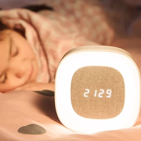 Alarm clock with Night Light LED PURE FNL-03 BJORN balts square Forever Light