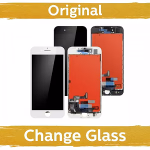 LCD Displejs Saderīgs ar iPhone 7 Balts (Renewed: China)