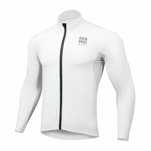 Rockbros TLWT001 ROAD TO SKY Windproof Insulated Cycling Jersey L - White