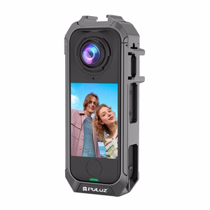Puluz metāla aizsargmaciņš priekš Insta 360 X4 Air pelēks