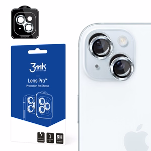 3mk Lens Protection Pro Kameras aizsargs ar zilu rāmi iPhone 15