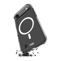 Puro Impact caurspīdīgs D3O TPU+PC magnētiskais viedtālruņa apvalks iPhone 17 Air - caurspīdīgs