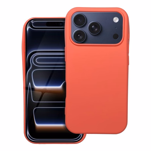 Silikona viedtālruņa apvalks IPHONE 17 Pro persikas krāsa