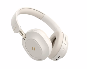 Havit H668BT - bezvadu BT austiņas, bēšas